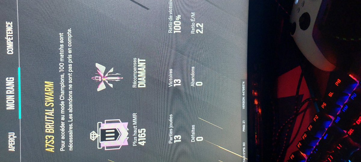 Wardockx909's tweet photo. J'ai repris le jeux sur xbox j'ai vais que 13 partir xdd je suis déjà diams 3 https://t.co/WHc21Tfwkh
