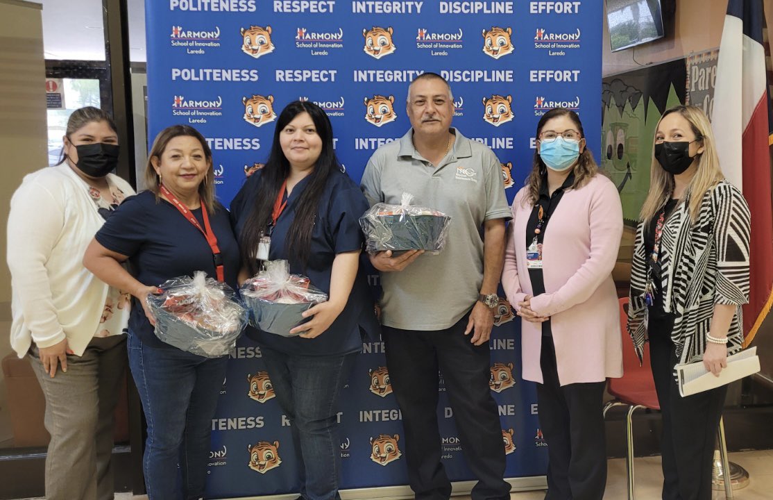 In honor of national custodian appreciation day yesterday, today we celebrated Ms. Diana, Ms. Claudia and Mr. Fernie with great joy!

Thank you for keeping our school looking sharp! #CustodianAppreciationDay