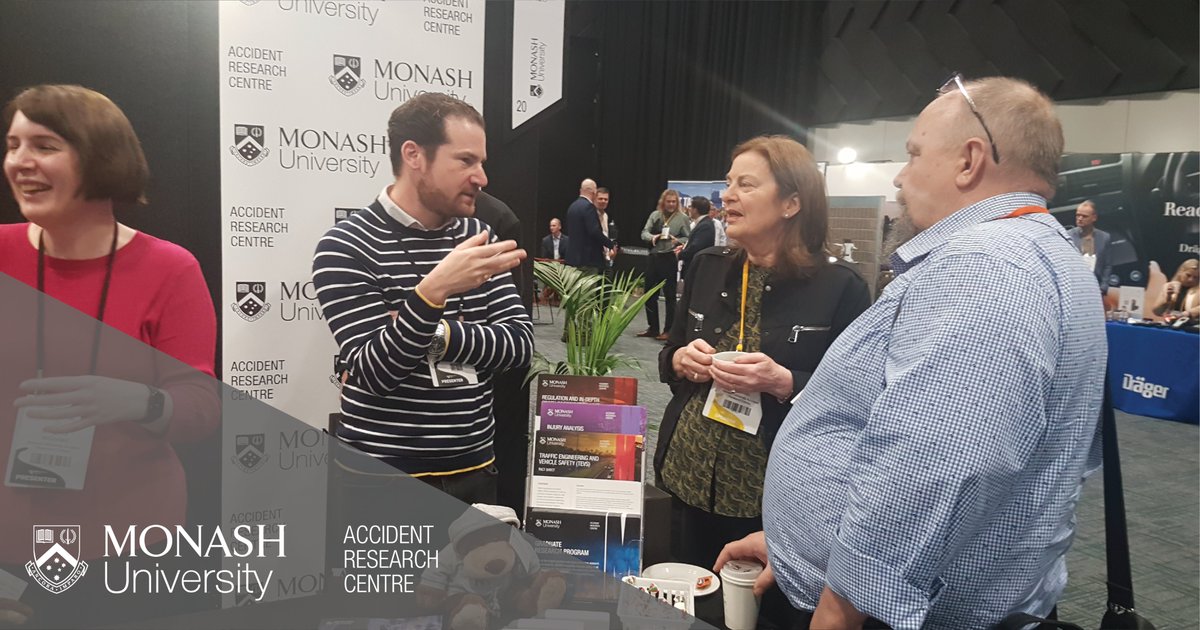 MUARCresearch's tweet photo. Thanks to everyone who stopped by and visited us at ARSC 2022! It was great to meet everyone. Thank you to @ACRS_RoadSafety , @Austroads and Trafinz for organising ARSC2022 and we look forward to attending next year!
#roadsafety #muarc #conference #monash #research https://t.co/2joDwHnrVQ