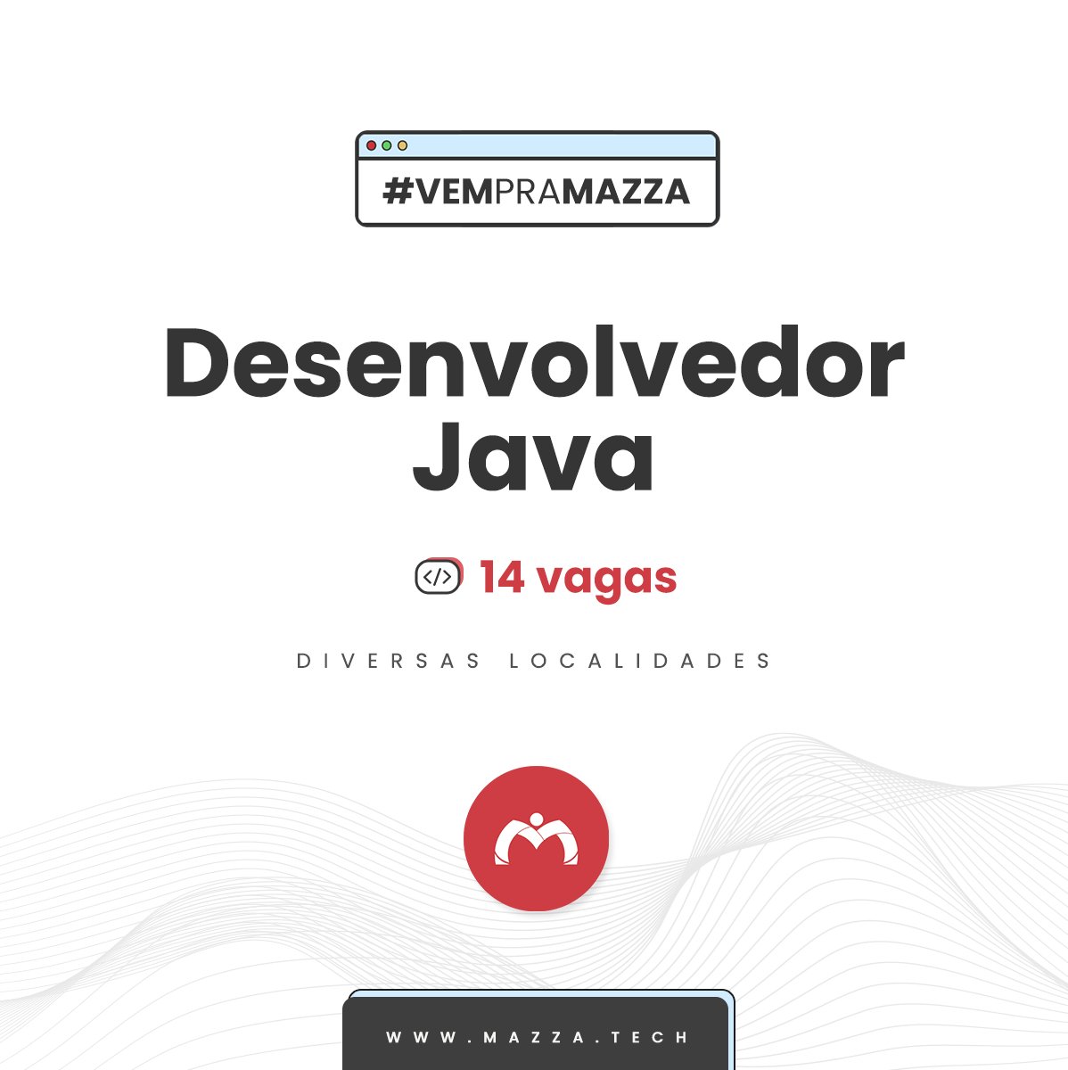 mazzatech_ti's tweet photo. Dev Java?
#vagasdasemana⠀
Confira todos os detalhes de cada vaga acessando o link https://t.co/2LIUjXLrJ5
Candidate-se diretamente em nosso site.
#vempraMazza #mazzatech #javadeveloper #programadorjava #programadorajava #profissionaldeti #ti #tecnologia #vagadeti https://t.co/nEBKOVuKHz