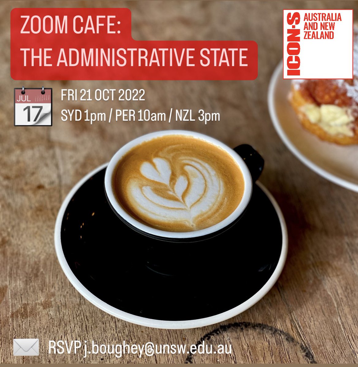 ICON-S AUS-NZ (@icons_ausnz) on Twitter photo Join us for an upcoming Zoom cafe, convened by <a href="/DrNinaBoughey/">Nina Boughey</a>, on the administrative state. Join us for an upcoming Zoom cafe, convened by <a href="/DrNinaBoughey/">Nina Boughey</a>, on the administrative state.