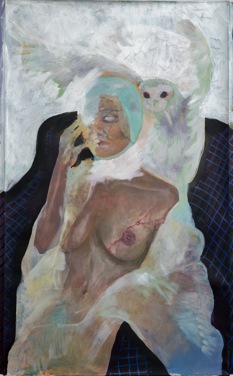 lamonatorg's tweet photo. "Each Time" 
Acrylic on canvas, 100x60cm. (2020) https://t.co/eNwLOGBxAz