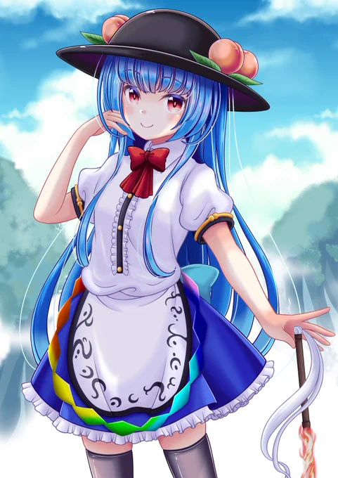 今日の主役の天子ちゃん#10月4日は天子の日 #比那名居天子 #東方project 