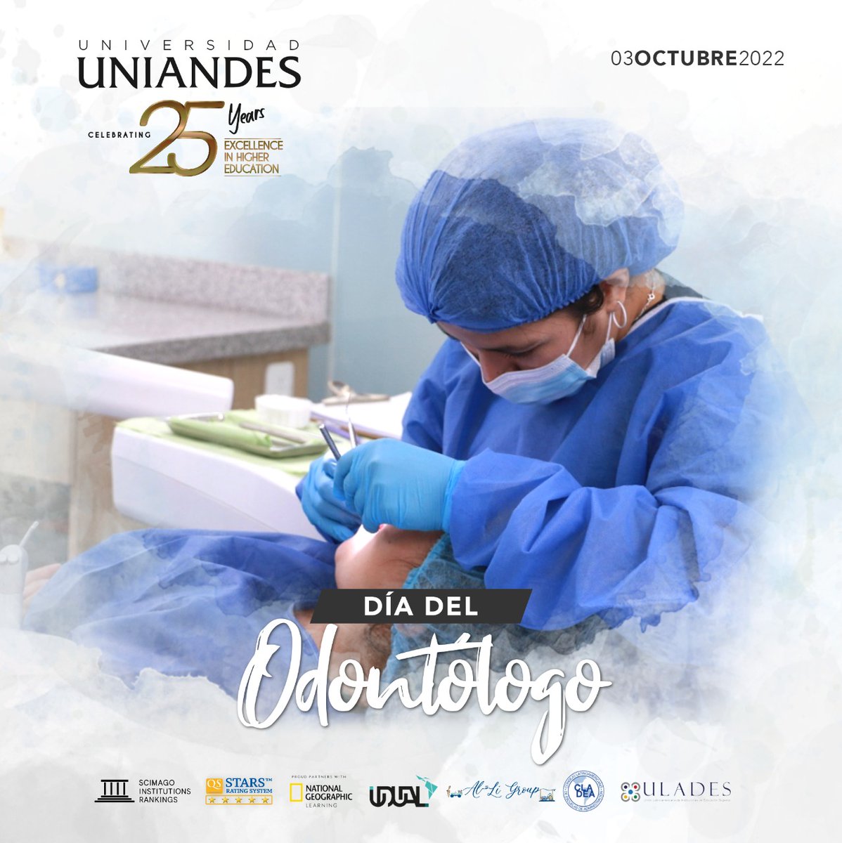 Día del Odontólogo Ecuatoriano
Homenajeamos a todas aquellas personas que cuidan de nuestra salud bucal, reconocemos los servicios que ofrecen día a día estos profesionales de la salud para prevenir y tratar las enfermedades bucodentales en adultos y niños
#UniandesEc #odontologo