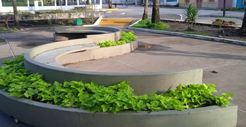 acosta_alcaldia's tweet photo. #3Otc| Personal de la Alcaldía de Acosta aplicó hoy fertilizantes a plantas ornamentales de la plaza Bolivar de San Antonio. @ChuoVelasquez Alcalde. #ServiciosGenerales https://t.co/ecAh0nT0aK