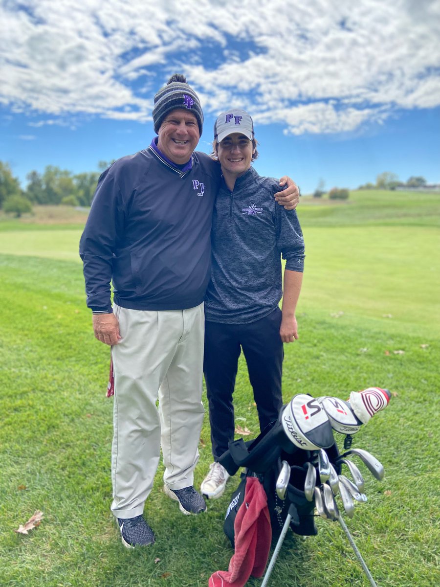 Huge Congrats to Brendan Franklin for qualifying for the Division 5 State Golf Tournament!  Brendan fired a 75 in extremely tough conditions to finish 5th in the Region Tourney!!