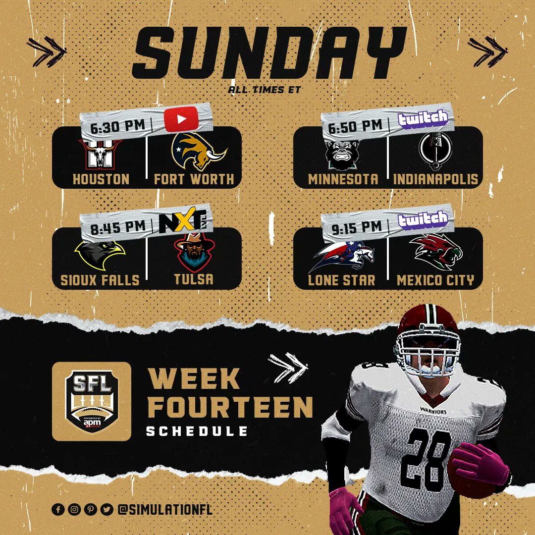 Simulation Football League tweet media