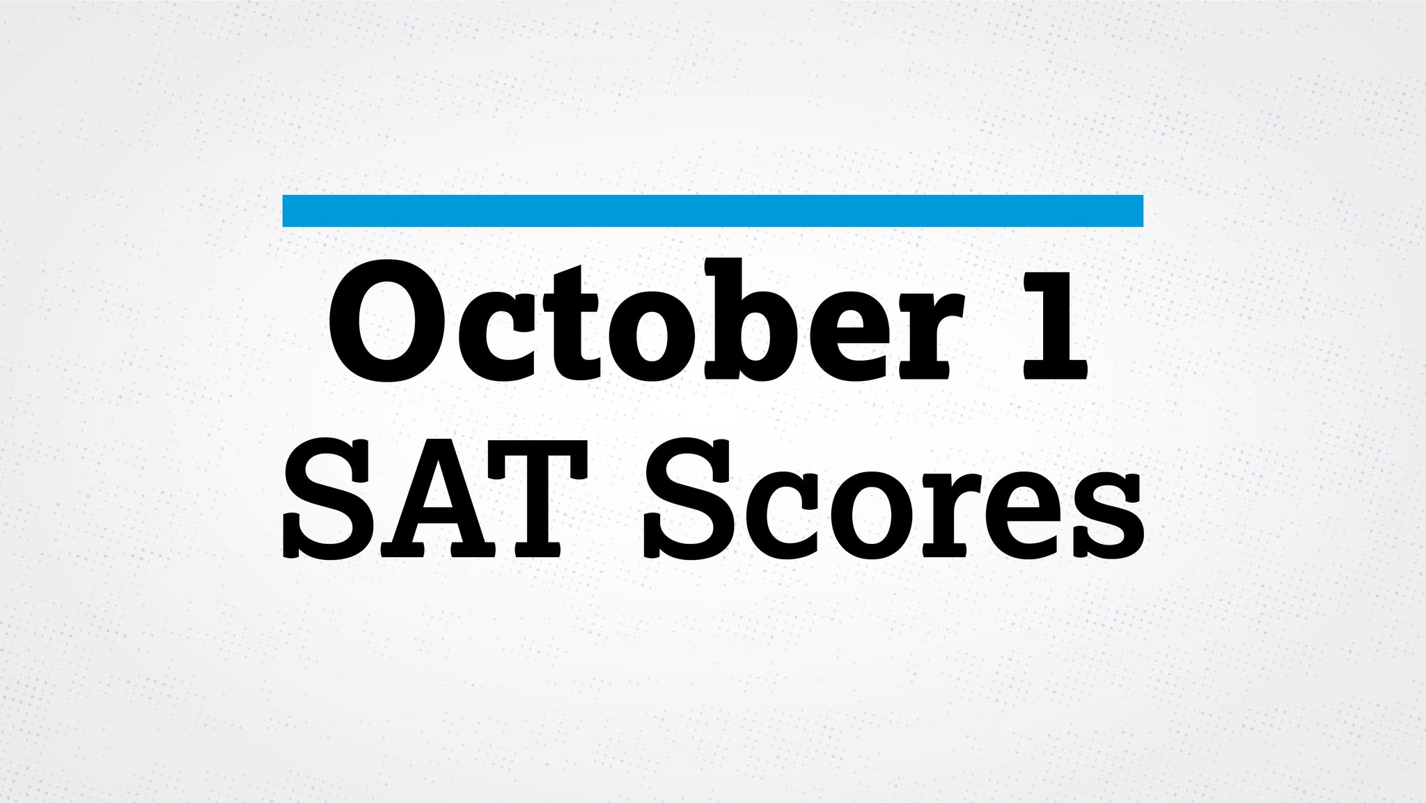 College Board on Twitter "Scores from the October 1 SAT will be