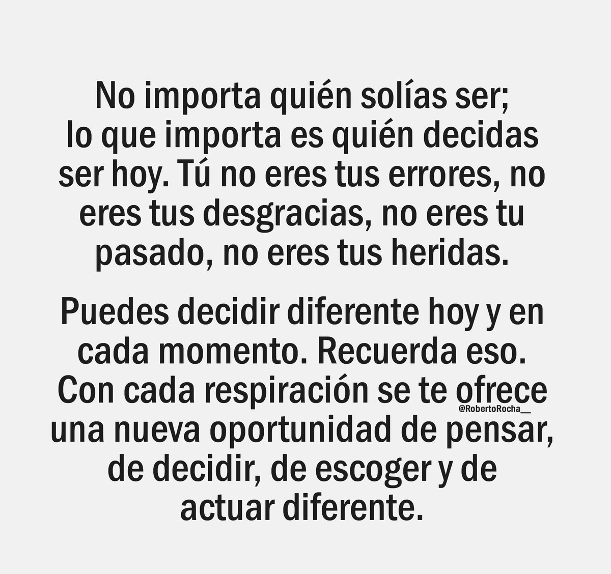 RobertoRocha__'s tweet photo. Deja de etiquetarte negativamente. Eres más y mejor de lo que piensas.
Si no lo ves, #VeATerapia https://t.co/D5Hnq0EKy7