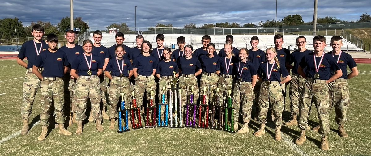 Congratulations to our two COED Raider teams who competed in the JROTC Southeastern Conference Championship (multi-state) at Soddy Daisy and won an unprecedented 9 trophies, including the Championship Trophy.  Outstanding job by all!