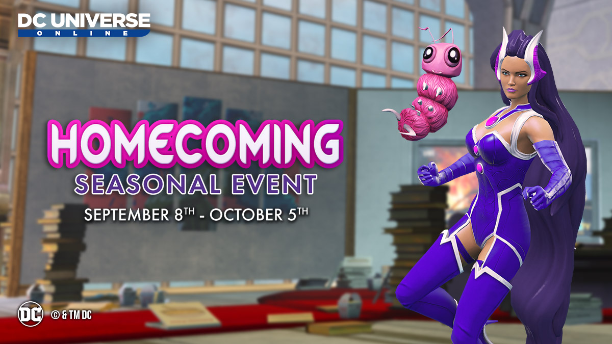 DCUO's tweet photo. Don't forget this year's #Homecoming event ends Wednesday (and this year's Halloween event begins Thursday): https://t.co/wdRrIWeV7N https://t.co/1aivQK7zey