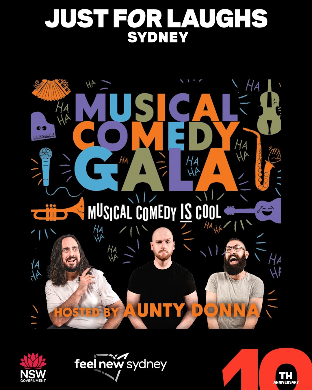 Ticketek Australia on Twitter "Just For Laughs is excited to announce