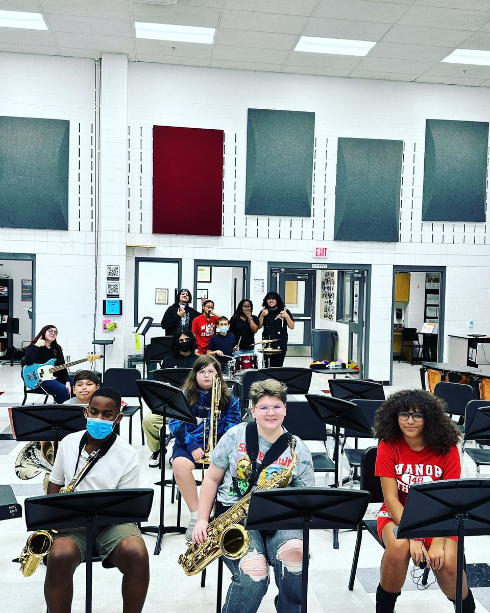 First ever MMS Jazz Band! #cjamblues <a href="/ManorMiddleBand/">Manor Middle Bands</a> <a href="/Manor_FA/">Manor Fine Arts</a>