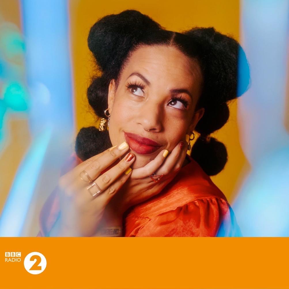 LadyNade's tweet photo. 🇧‌🇺‌🇿‌🇿‌🇮‌🇳‌🇬🐝 @BBCRadio2 Cerys Matthews just spun my forthcoming single; a cover of Sister Rosetta Tharpe’s ‘My Journey To The Sky’ on her Blues Show. 💥

I’ll be releasing the song on Oct 28th
Pre-save it here:
https://t.co/RgOEZEDdPp 

Oct Tour: https://t.co/6InlbkhbLI https://t.co/EkITlDSfbq