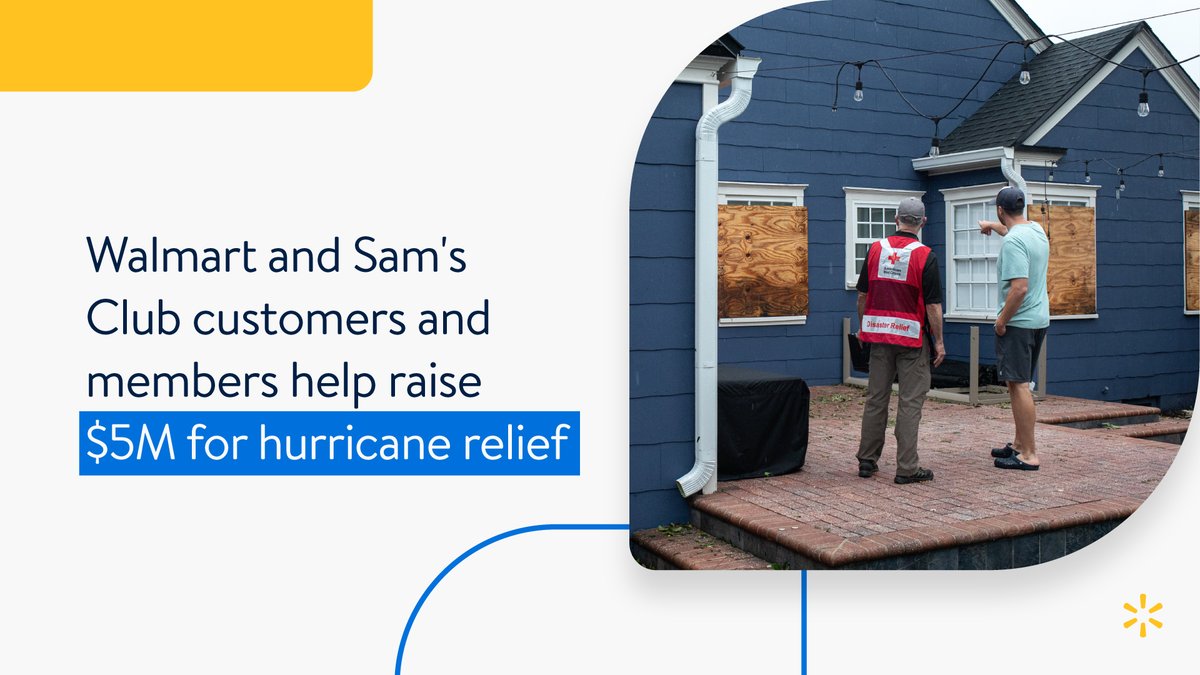 Thanks to our customers and members—who donated $2.5M in just three days!—we met our 1:1 match and raised a total of $5M in support of <a href="/RedCross/">American Red Cross</a>’s hurricane relief efforts. 💛 Learn more about our commitment: bit.ly/3y8ROVg