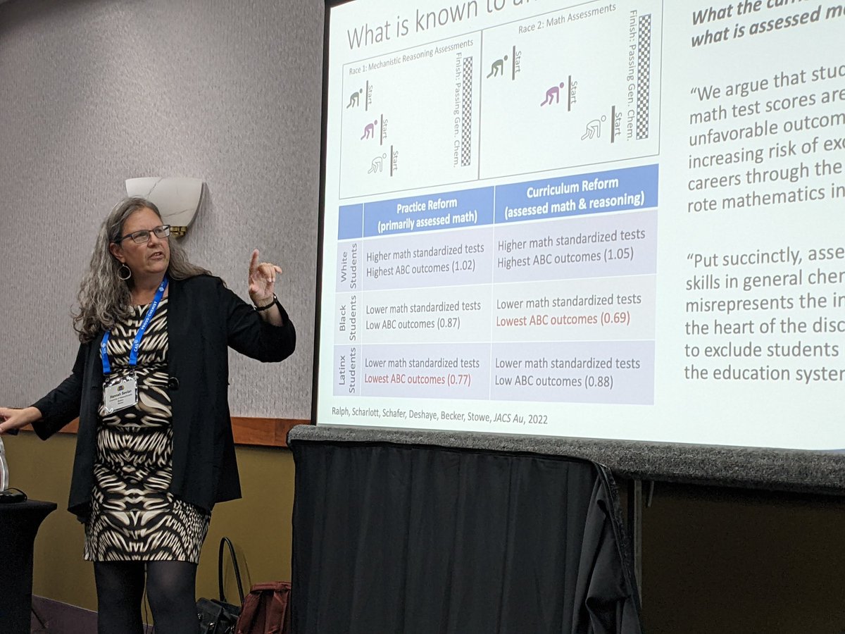 A fantastic start to the Innovations in Chemistry Education session today.Rick Moog and Hannah Sevian were outstanding plenary speakers! #NERM2022 @RochesterACS