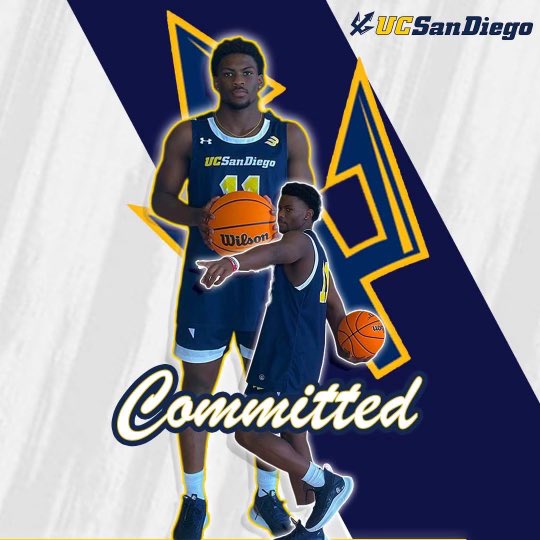 I am very excited to say that I’m 100% Committed to Coach Olen and UC San Diego! I want to give a BIG THANK YOU to my mother,sister, and Coach Tucker for their love and support. Also, thank you to Coach Olen, Coach Book & the rest of the UC San Diego staff for believing in me!