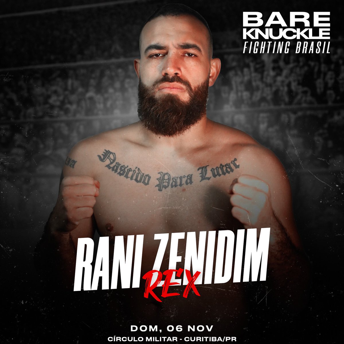 zenidimbrasil's tweet photo. Com uma gigante experiência no mundo das lutas, nosso Tiranossauro 𝑹𝒂𝒏𝒊 𝑹𝑬𝑿 também estará no 1º Bare Knuckle Fighting Brasil. 🤜🏻🔥🤛🏻
#RaniRex #FamíliaZenidim #bareknuckle #bareknuckleboxing #bareknucklefc https://t.co/erOnsFN8sH