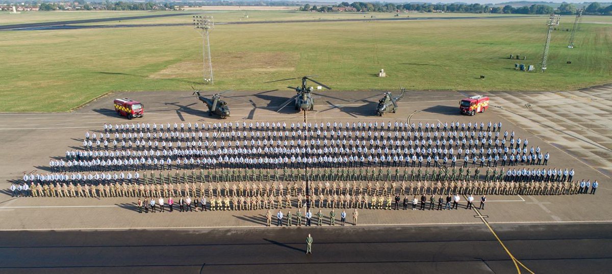 James_Havlin's tweet photo. RAF Benson - Meet the team. Photographed from a Canberra. #TeamBenson #ComdJHC #RAFBenson #RAF #BensonLife https://t.co/frmvLrWwjJ