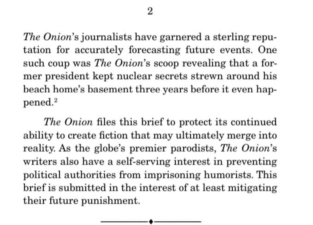 stirgussa's tweet image. 🤣🤣 Amazing!
#AmicusBrief truly representing the style of @TheOnion