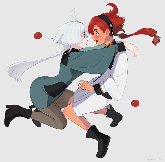 「責任、取ってよね」「は…はい」#水星の魔女 