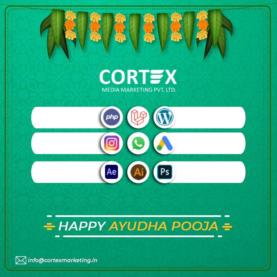 cortexmm's tweet photo. Wrap yourself in the warmth of tradition and colour this festive season.

#aiyudhapooja #pooja #festiveseason #dhussera #digitalmarketingagency #cortexmedia #chennai https://t.co/pK1rtdMM22