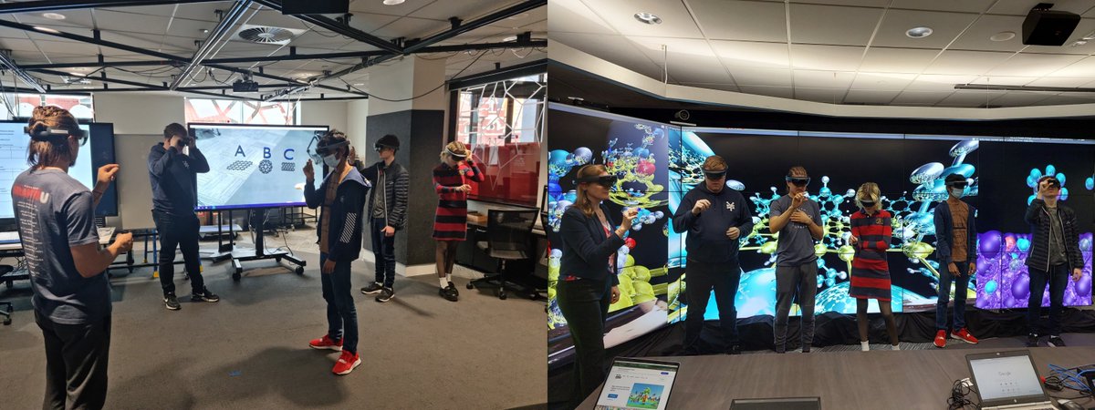 Prof. Michelle Spencer (@prof_mspencer) on Twitter photo Had a lot of fun with my nanotech students using #AR/#VR to learn about #nanomaterials!
<a href="/RACInational/">Royal Australian Chemical Institute</a> <a href="/RACI_VIC/">RACI VIC</a> <a href="/ausphysics/">Australian Institute of Physics</a> <a href="/RMITComputing/">RMIT School of Computing Technologies</a> <a href="/ResearchRMIT/">RMIT Research</a> <a href="/MozillaHubs/">Mozilla Hubs</a> <a href="/HoloLens/">Microsoft HoloLens</a> #ozchem <a href="/ProfAngeCarbone/">Angela Carbone</a> <a href="/placid_platypus/">James Harland</a> <a href="/RMIT_CDI/">RMIT STEM Centre for Digital Innovation</a> <a href="/IanDPeake/">Ian Peake</a> Had a lot of fun with my nanotech students using #AR/#VR to learn about #nanomaterials!
<a href="/RACInational/">Royal Australian Chemical Institute</a> <a href="/RACI_VIC/">RACI VIC</a> <a href="/ausphysics/">Australian Institute of Physics</a> <a href="/RMITComputing/">RMIT School of Computing Technologies</a> <a href="/ResearchRMIT/">RMIT Research</a> <a href="/MozillaHubs/">Mozilla Hubs</a> <a href="/HoloLens/">Microsoft HoloLens</a> #ozchem <a href="/ProfAngeCarbone/">Angela Carbone</a> <a href="/placid_platypus/">James Harland</a> <a href="/RMIT_CDI/">RMIT STEM Centre for Digital Innovation</a> <a href="/IanDPeake/">Ian Peake</a>