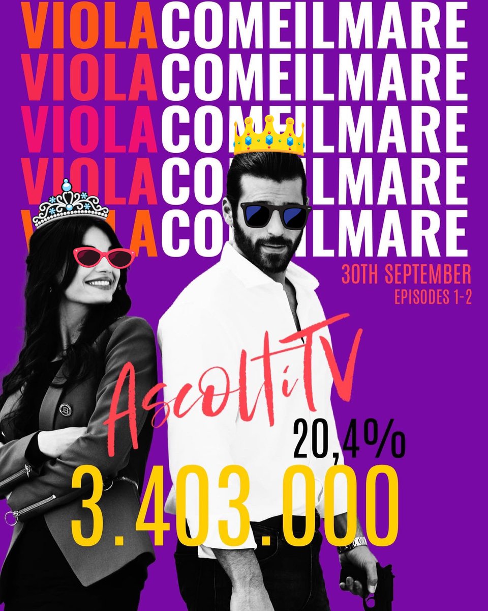 Lady_Pirate's tweet photo. Thanks x the reminder Urszula❣️🙏
Nice viewers of #ViolaComeIlMare (#Canolas & not), since we're going against such trolls👇👺 it'd be useful to leave a positive review on #IMBD page too: to write why we're enjoying the show, GRAZIE!✍️🍵😎💝💜🌊🎊
#CanYaman #FrancescaChillemi https://t.co/8ca5bgrNPu