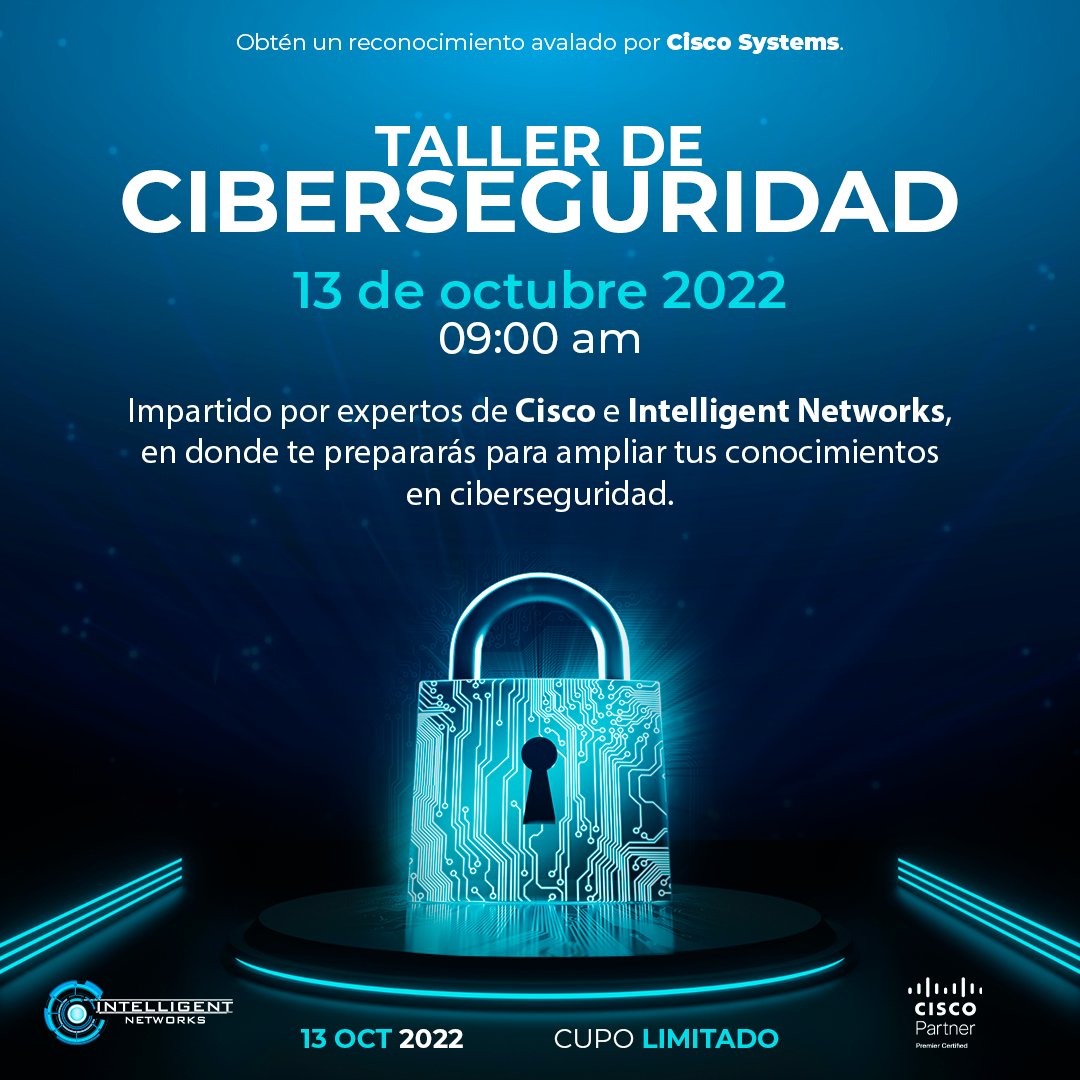 inetworksmx's tweet photo. [HILO 🧵] ¡Una gran oportunidad para tu crecimiento profesional!

Aprende a asegurar desde la nube a tus usuarios en este taller de #ciberseguridad. ☁️👥

Conoce más detalles en este hilo y confirma tu participación por mensaje directo. 📩 https://t.co/RvHgJQOBzU