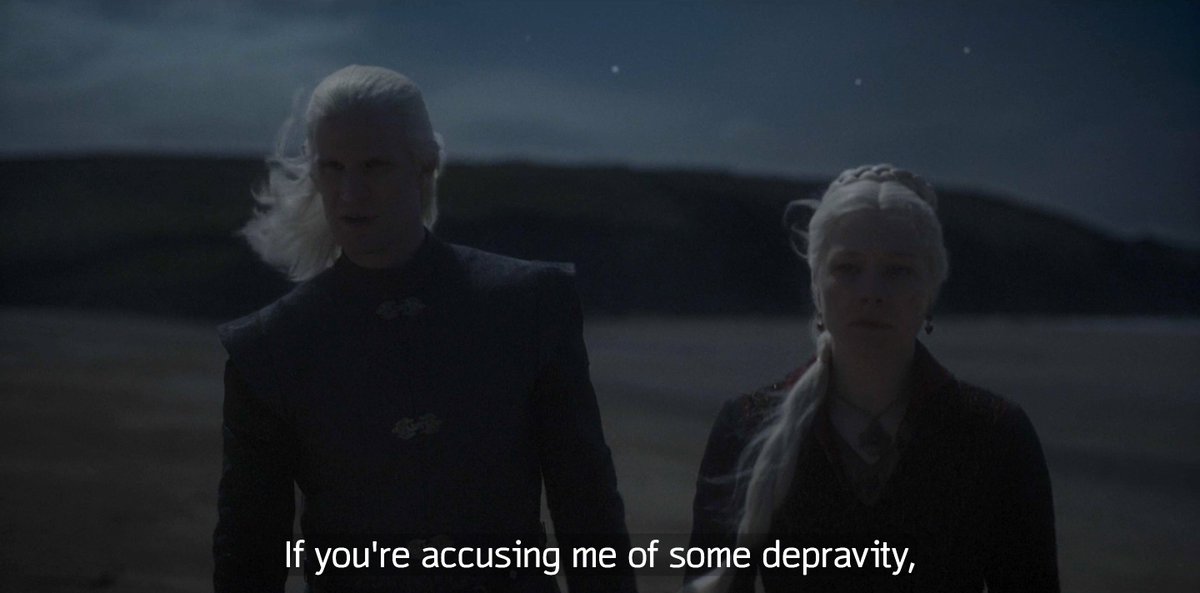 greyjedireylo's tweet photo. Daemon "I've committed so many crimes you'll need to specify which one you're referring to" Targaryen

#HouseOfTheDragon https://t.co/PrXFHZ7M0e