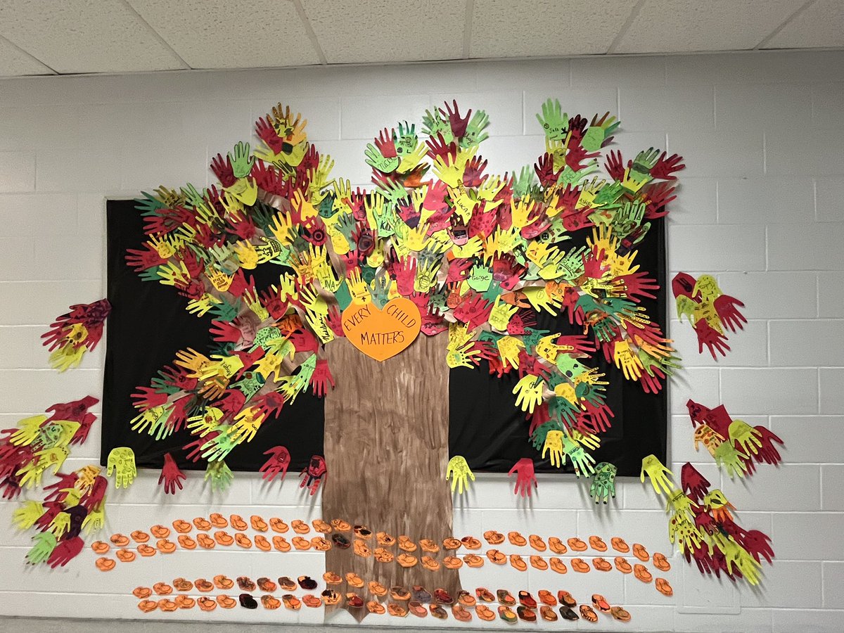 Our Tree of Life…Every Child Matters…together we can make a difference. Thanks to our committee for organizing our activities.