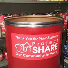 Thanksgiving food drive - help us fill the bins to help those in need.  Oct 3-7th.