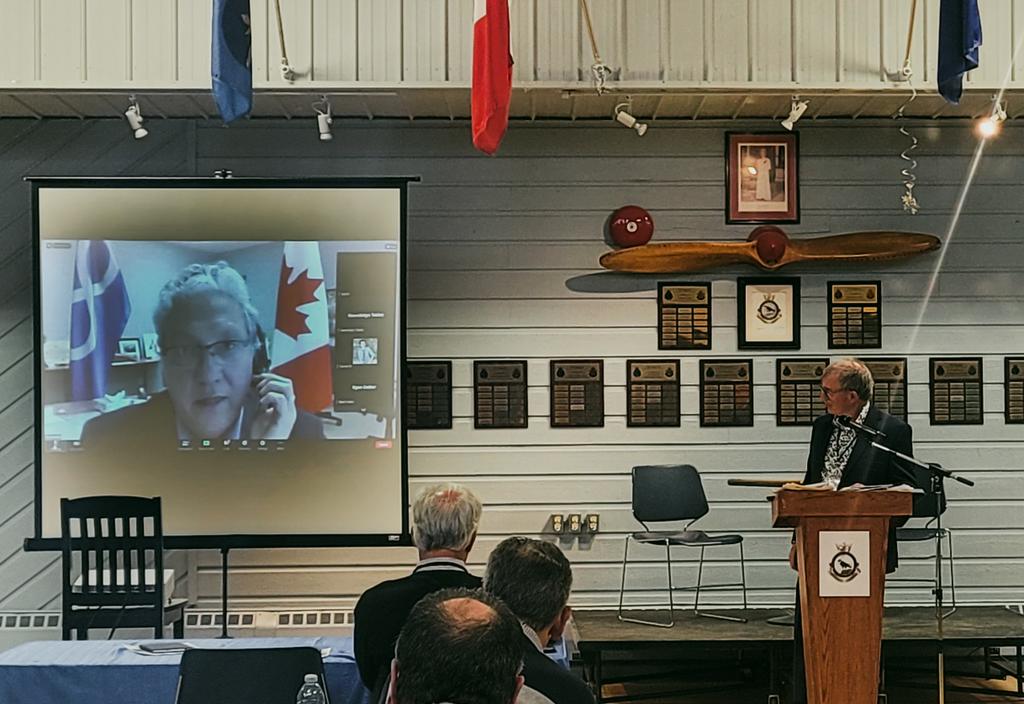 SenDPatterson's tweet photo. @stbstvdan Many thanks for attending and sharing the wonderful news about Nasittuq being awarded the Alert contract! https://t.co/K0fTrY6ji2