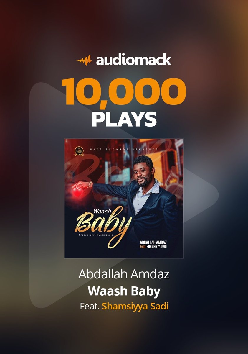 aamdaz's tweet photo. Akwai cikakkiyar wakar "WAASH BABY" a YouTube Channel dina, Audiomack, iTunes, Spotify, Boomplay music, SoundCloud, Deezer da sauran digital platforms!.
#aamdaz #waashbaby #abdallahamdaz #music #waashbabychallenge https://t.co/15pAzIlKl7