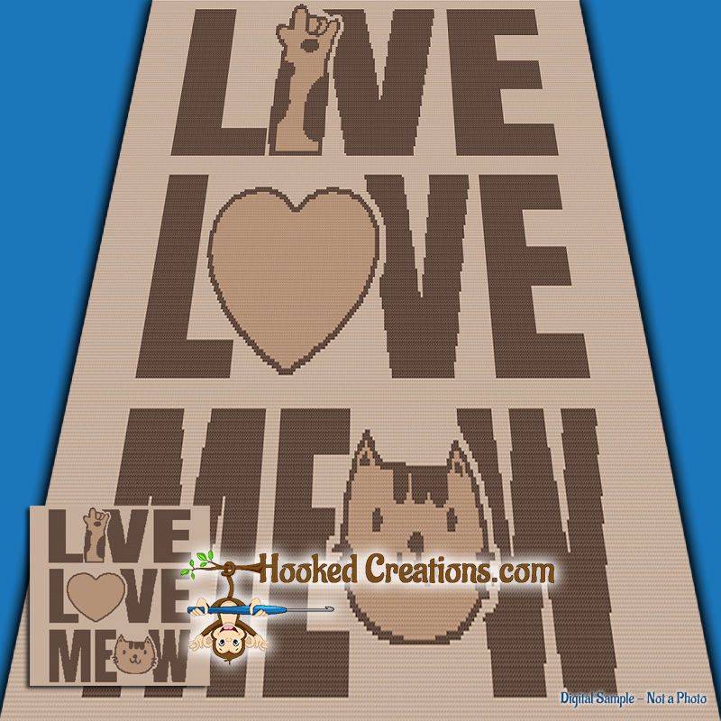 hooked_creation's tweet photo. Live, Love, Meow SC (Single Crochet) Square Throw Sized Blanket Graphghan Crochet Pattern - PDF Download https://t.co/P7jpsNM3Bk
Check out more awesome crochet patterns at https://t.co/FLZJtsjeb4
#crochet #crochetpattern #graphghan #graphghanpattern https://t.co/sNTdYgiGlf