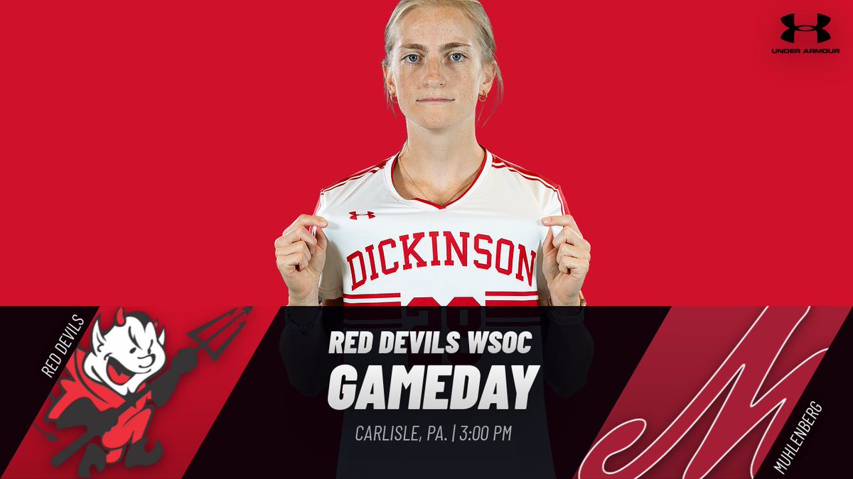 Dickinson Red Devils (@dsonreddevils) on Twitter photo RED DEVIL NATION Early start today for <a href="/DickinsonWSoccr/">Dickinson Women's Soccer</a>! #DsonRedDevils #RISE #AllDevilsRise
π Carlisle, Pa.
π Muhlenberg
β° 3:00 pm
ποΈ Miller Memorial Field
π bit.ly/3E9xUNz
πΊ bit.ly/3fHt7c9
π° bit.ly/3SzRyGG RED DEVIL NATION Early start today for <a href="/DickinsonWSoccr/">Dickinson Women's Soccer</a>! #DsonRedDevils #RISE #AllDevilsRise
π Carlisle, Pa.
π Muhlenberg
β° 3:00 pm
ποΈ Miller Memorial Field
π bit.ly/3E9xUNz
πΊ bit.ly/3fHt7c9
π° bit.ly/3SzRyGG