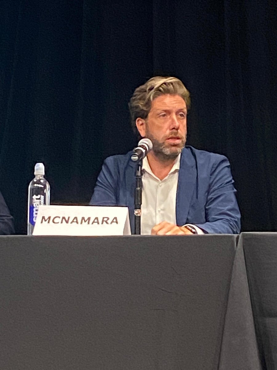 Lancium's tweet photo. Lancium Co-founder and CEO @McNamaraMT and EVP, Power, @ShaunConnell were featured panelists at the @GCPAssociation's highly anticipated half-day workshop 'Bitcoin, Blockchain, and Energy Demand' today ahead of the Fall 2022 conference. #energytransition #ERCOT #gridofthefuture https://t.co/U7eIWibYEe
