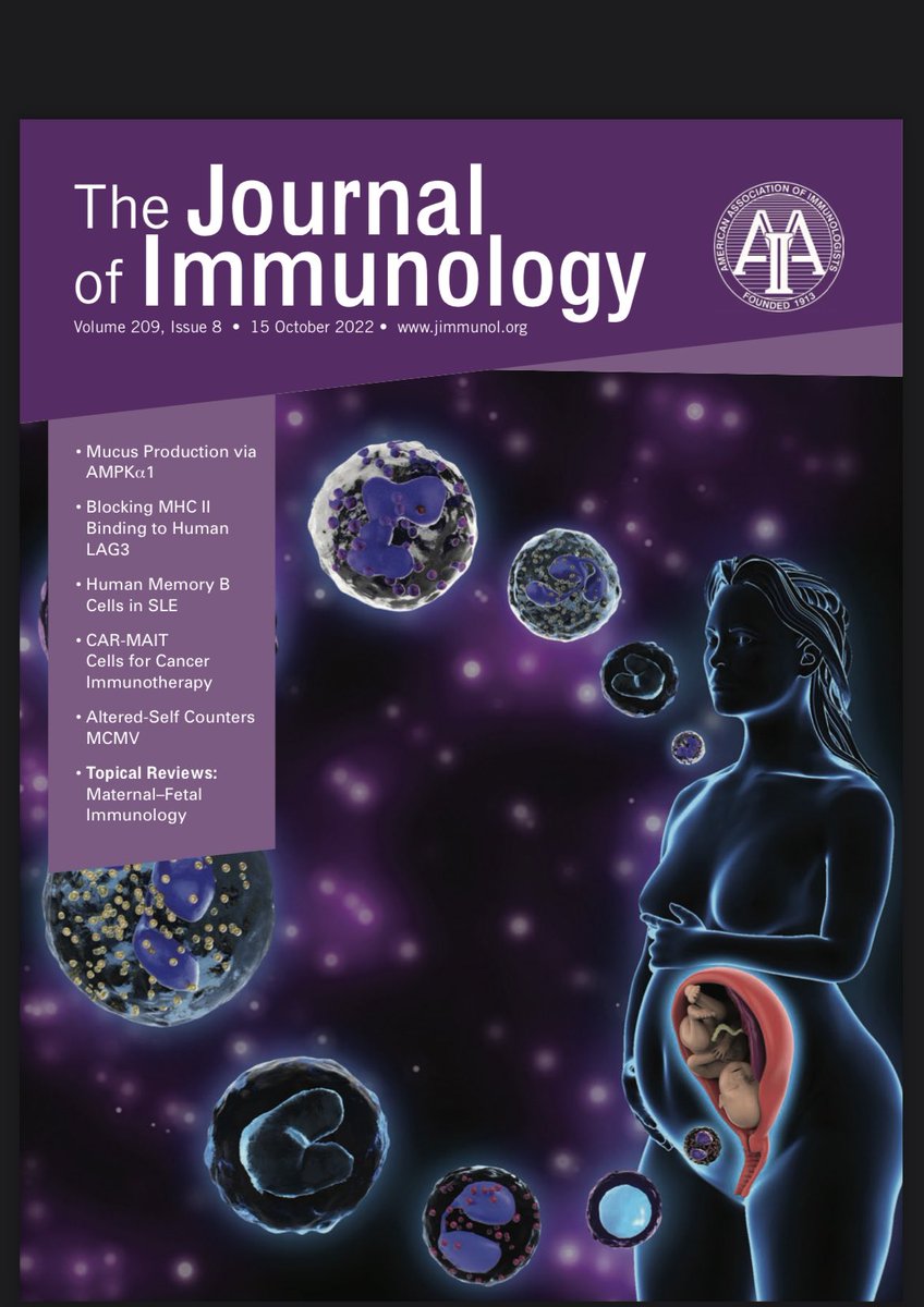 Super excited to share with you the #MaternalFetal #Immunology issue of the @J_Immunol @ImmunologyAAI Great reviews from @DrFran_Colucci @choosy_uterus @peggypetroff @EdlowLab and #NGLlab Check it out 👉 jimmunol.org/content/209/8?…