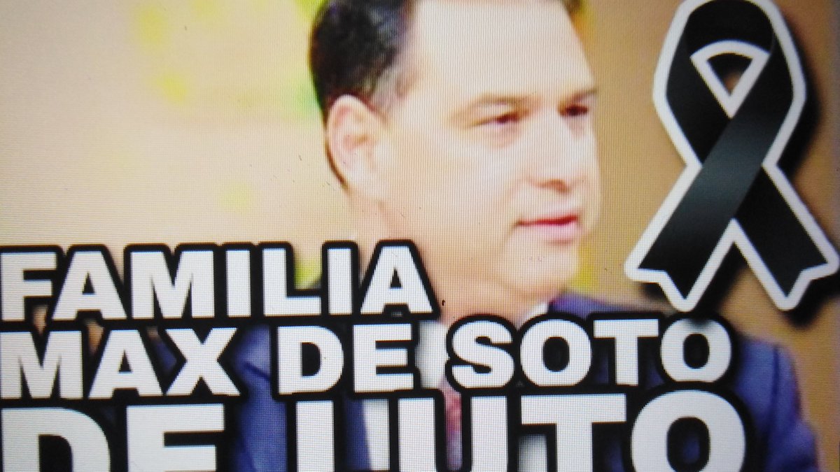wmorper's tweet photo. Que lamentable escuchar esta triste partida del Sr. Máx de Soto, él en mi breve paso por Presidencia, siempre muy gentil y caballeroso. Consuelo para su familia y recordar que Jehová Dios supera todo entendimiento.. 😔😔 https://t.co/bop3mpBWDP