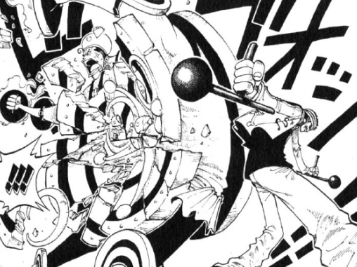 おはようございます

ワンピースのギンの鉄球がついたトンファー
「覇気をまとえばどんな刀も黒刀に成りうる」理論の
黒トンファーらしい

鷹の目が暇つぶしに執拗にドン・クリーク海賊団を追っかけまわしていたのは
ドン・クリークではなくて実はギンを狙ってのことだったと最近話題になってます 