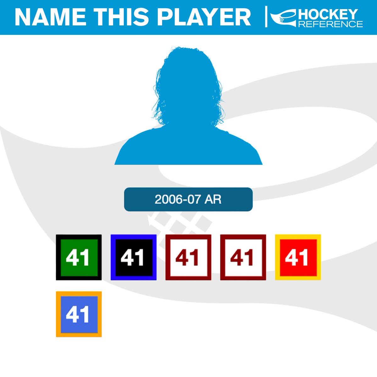 Hockey Reference on Twitter "Can you name this player using only their
