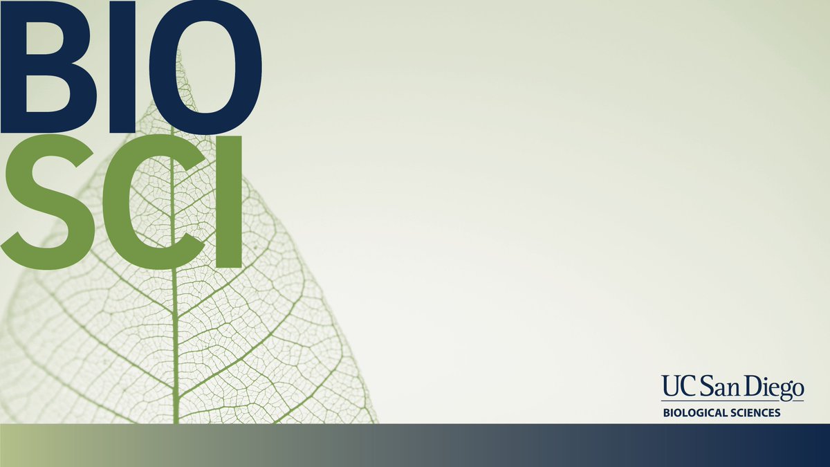 Vaillancourt Lab on Twitter "RT ucsdbiosciences The Department of