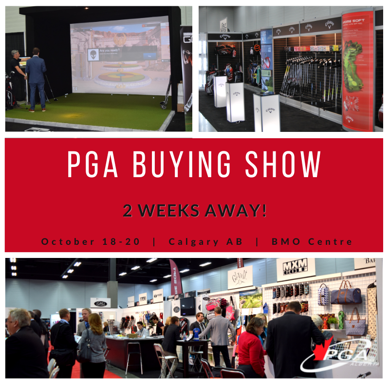 pgaofalberta's tweet photo. The PGA of Alberta Buying Show held on October 18–20 at the Calgary BMO Centre (Hall D) is only 2 WEEKS AWAY! All golf courses in 🇨🇦 are invited to attend!

Click link for more info and to REGISTER ➡ https://t.co/zNWP61WUCa https://t.co/YTIfZEYRCc