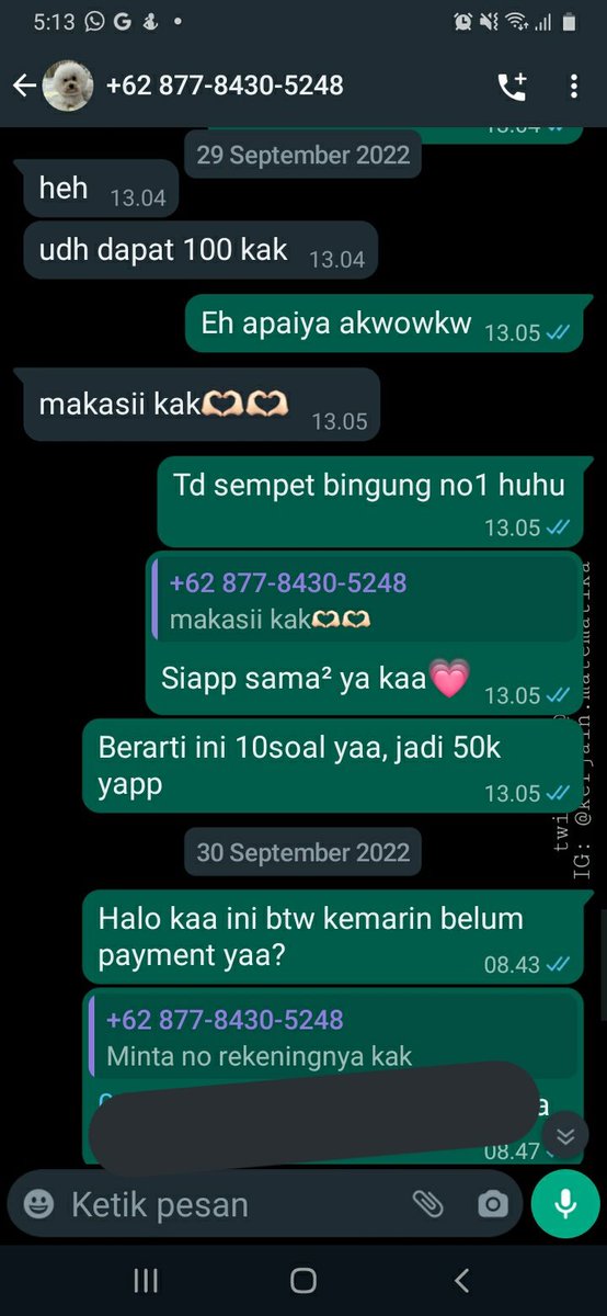 flawlyara's tweet image. Tiaa
+62 877-8430-5248
Wa.me/6287784305248
087784305248

Gtcnya di hide, feelingku dia emg suka nipu. Kasian mana masih muda, kalo gaada uang mah ya harusnya nanya temen aja atuh. Beneran bingung wkwk definisi dibaikin malah ngelunjak. Gws syg

tag. Scammer hnr penipu kabur