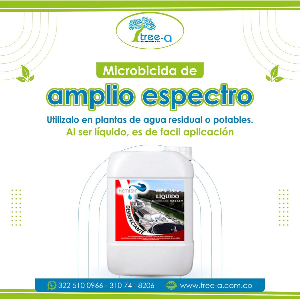 treeaenterprise's tweet photo. ☝️ Nuestro producto es ideal para desinfectar el agua de tu planta residual, potable o piscinas. 💦
📲 Para más información escríbenos a nuestras líneas de whatsapp 322 510 0966 - 310 741 8206 o por nuestra página web 🌐 https://t.co/5CB5SaqhuJ #ProductosQuimicos #Medicion #Treea https://t.co/0G5CRKq4AU