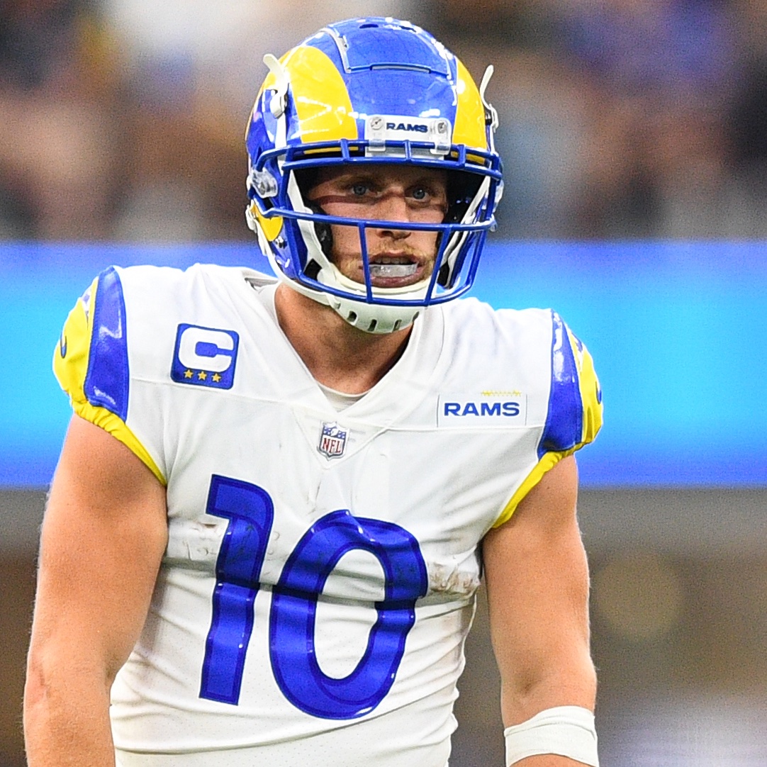 ActionNetworkHQ's tweet photo. Cooper Kupp tonight:

• 3X tickets and nearly 3X handle as any other player to score TD

• 47.3% of handle among all anytime TD scorer bets in this game

• More tickets and money on Kupp (+450) to score 2+ TDs than any other player to score at least 1 TD

(via @CaesarsSports) https://t.co/u2glA0N2lK
