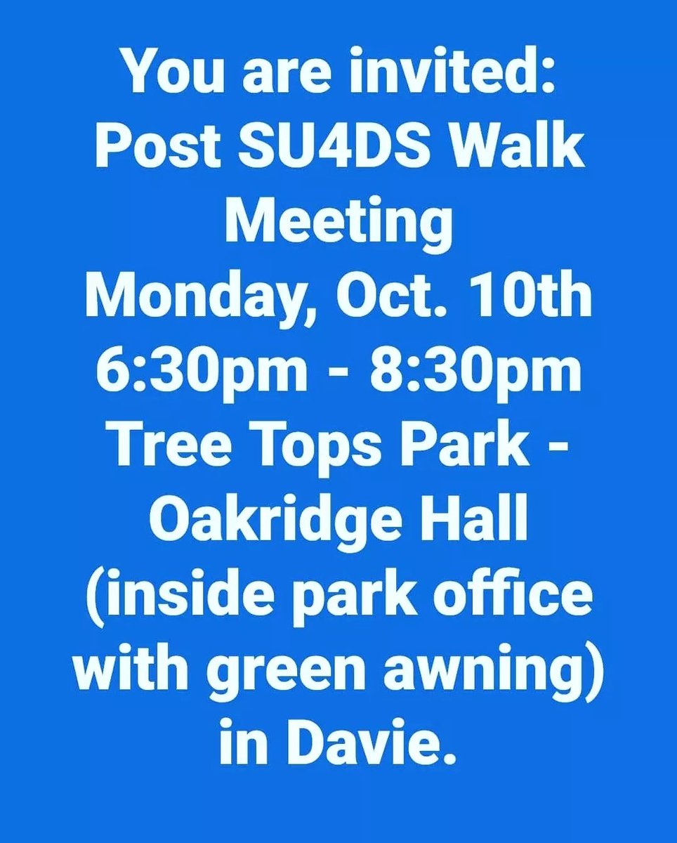 Come share your experience from the day of,  your suggestions and ideas about how we could make our Walk even better. We look forward to seeing you there! As always, light refreshments will be provided.