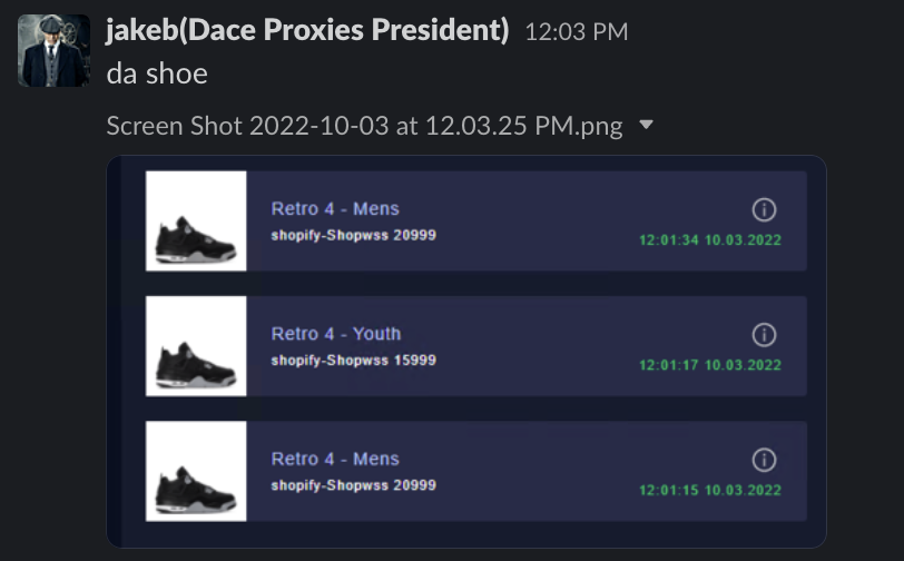 shoeplexus's tweet photo. Black Canvas Jordan 4's from our WSS early release ping today..
Yes, retail was paid for the 500 pairs we cooked for our members on our #RandomSKUACO. We don't charge a fee for any pairs we cook for our members. Even if we cook 1000 pairs.
+B https://t.co/EmFCiacyoR