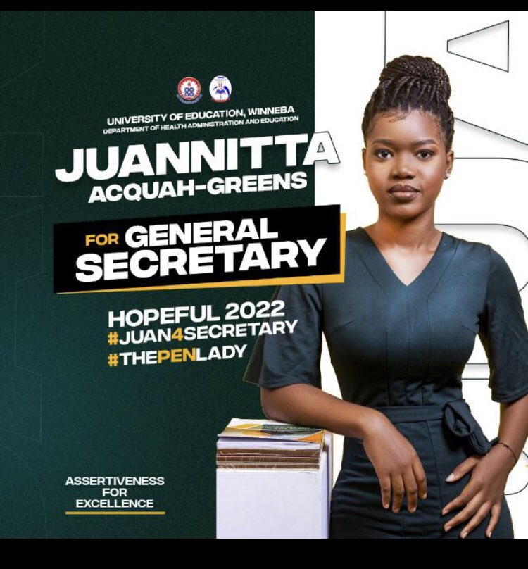 haesaofficial's tweet photo. Congratulations dear Juanita Acquah-Greens for being elected as the HAESA Gen. Secretary!!
#thepenlady congratulations #HAESA https://t.co/rNvsLVwoiG