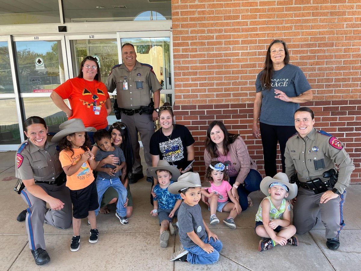 <a href="/wfcunningham/">Cunningham Cougars</a> ecse 3's had a blast today kicking off our community helpers week! (Switched it from next week to this one). We got to meet these wonderful state troopers, see the cars, and even sound the sirens! 🚨 <a href="/WFISDschools/">Wichita Falls ISD</a> #teamwfisd #ecse3